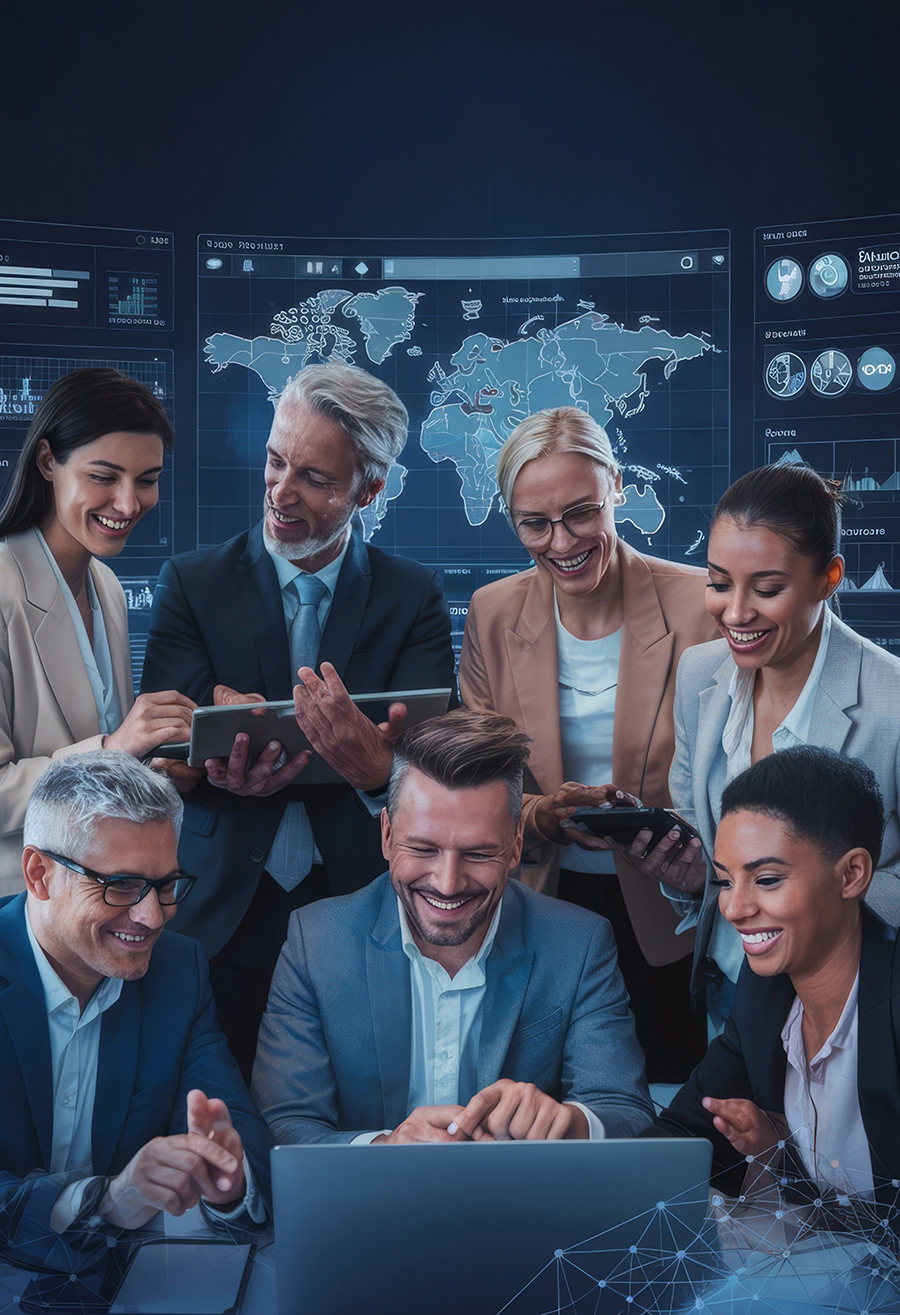 Embedded technical experts working with a client team