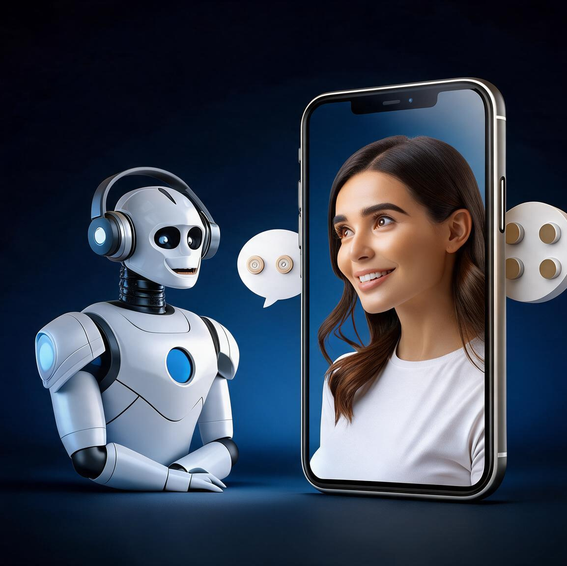 AI voice agent handling an inbound customer call